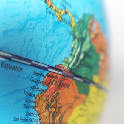 Magellan Vasa Globus 32 cm moderne Halterung ohne Meridian mit Holzfuß